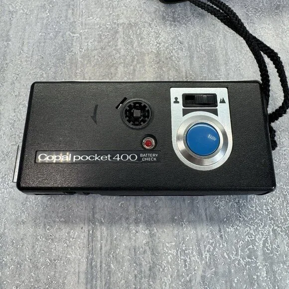 Vintage Rare - Copal Pocket 400 110 Film Point & Shoot Camera w/ Case Untested - Picture 4 of 9